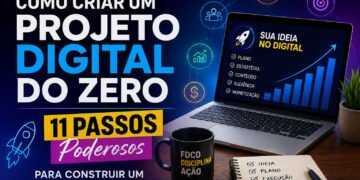 como criar um projeto digital do zero