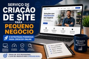 serviço de criação de site para pequeno negócio