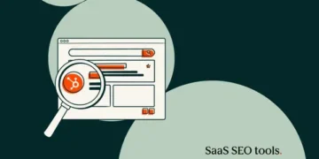 Dashboard de ferramenta SEO mostrando análise de palavras-chave