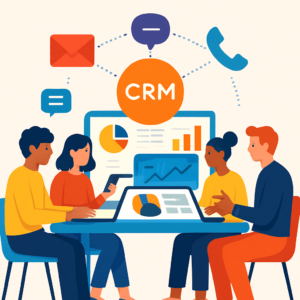 Diagrama mostrando integração de canais em vendas omnichannel
