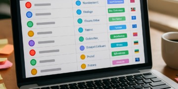 Interface do TubeScout mostrando busca por nicho e país