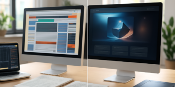 exemplo de redesign de website de produto