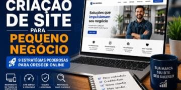 serviço de criação de site para pequeno negócio