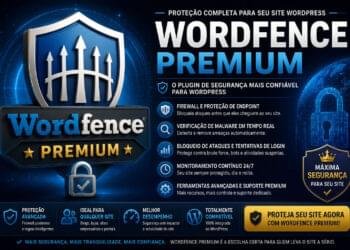 Interface do Wordfence Premium mostrando firewall ativo